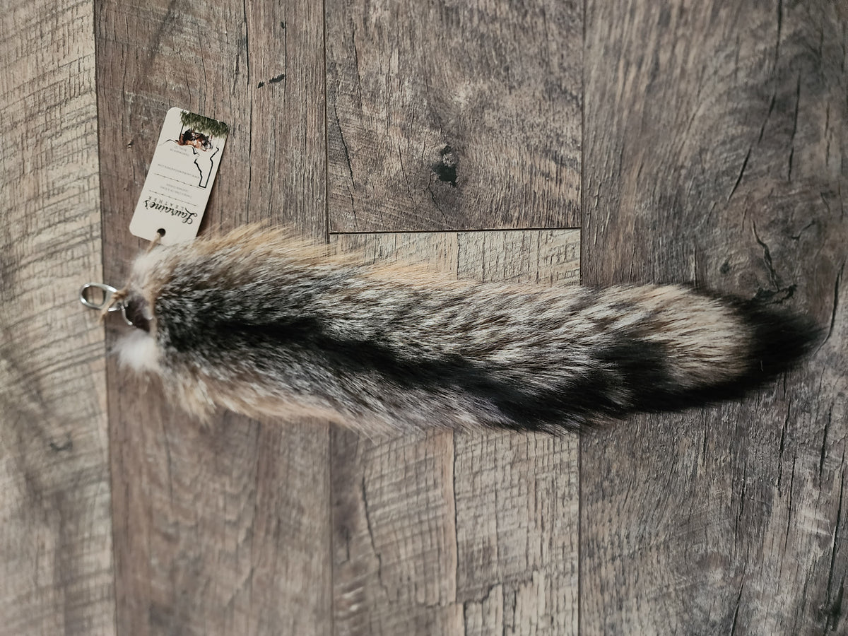 Grey Fox Tail - GF1 – Lauraine's Leather