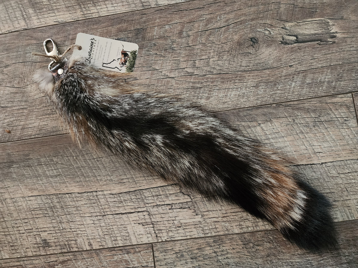 Grey Fox Tail - GF4 – Lauraine's Leather