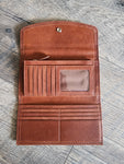 Tri Fold Wallet - Mint Navajo #17